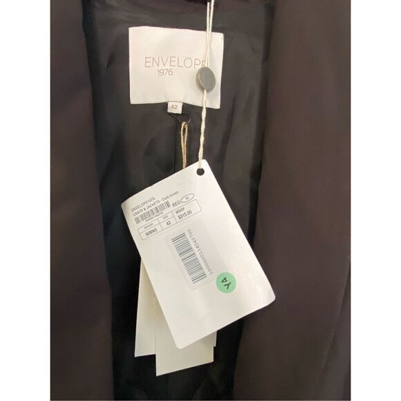 Envelope 1976 NWT Bahamas Blazer in Dark Brown Size FR 42/ US XL - Picture 8 of 10